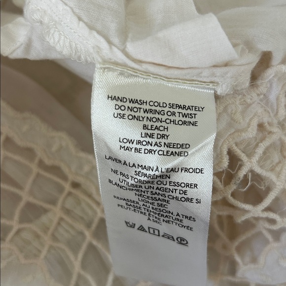 Anthropologie Lace Peplum Top size XS - Picture 10 of 12